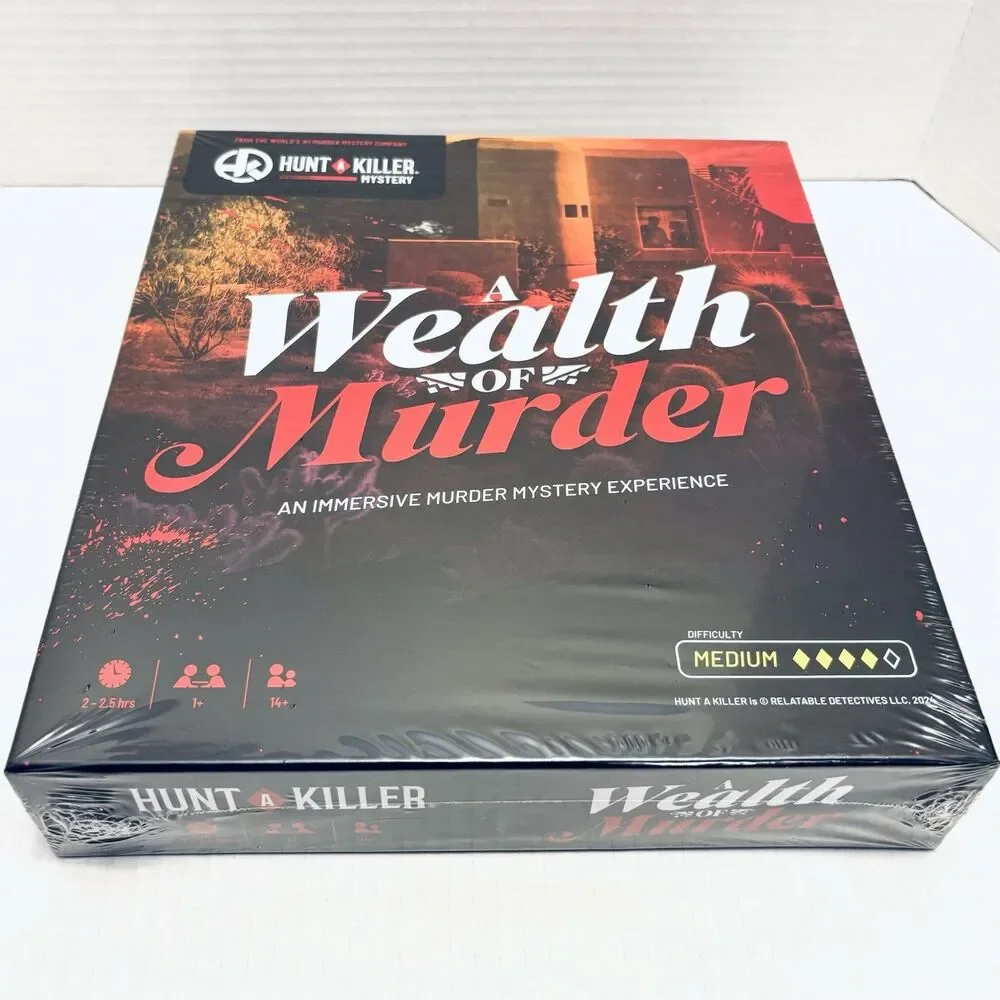 Hunt A Killer Mystery A Wealth of Murder Board New Sealed